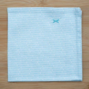 Binary pocket square-Pocket Square-DressCode Shirts